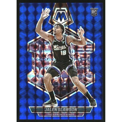 2023-24 Panini Mosaic Mosaic Blue #206 Jalen Slawson