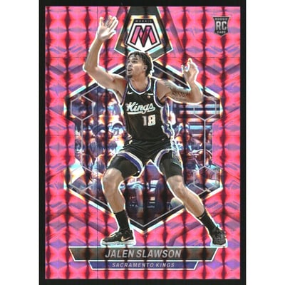 2023-24 Panini Mosaic Mosaic Pink #206 Jalen Slawson