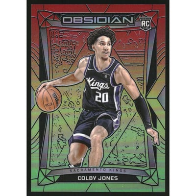 2023-24 Panini Obsidian Electric Etch Reggae Flood #175 Colby Jones