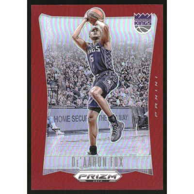2023-24 Panini Prizm Deca Prizms Red #93 De'Aaron Fox