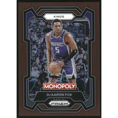 2023-24 Panini Prizm Monopoly Brown #76 De'Aaron Fox