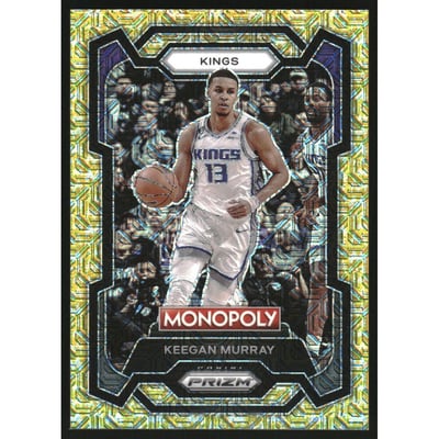 2023-24 Panini Prizm Monopoly Gold Millionaire Shimmer #78 Keegan Murray