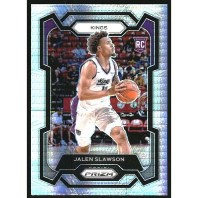 2023-24 Panini Prizm Prizms Hyper #149 Jalen Slawson