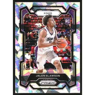2023-24 Panini Prizm Prizms Ice #149 Jalen Slawson