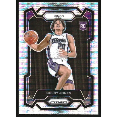 2023-24 Panini Prizm Prizms Pulsar #160 Colby Jones