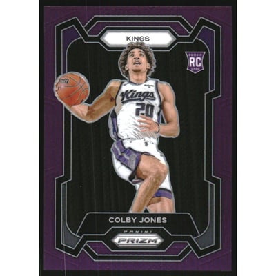 2023-24 Panini Prizm Prizms Purple #160 Colby Jones