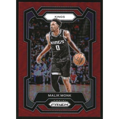 2023-24 Panini Prizm Prizms Red #71 Malik Monk