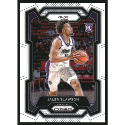 2023-24 Panini Prizm Prizms White #149 Jalen Slawson