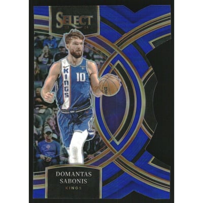2023-24 Select Prizms Blue Die-Cut #176 Domantas Sabonis