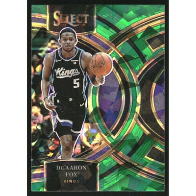 2023-24 Select Prizms Green Ice #152 De'Aaron Fox