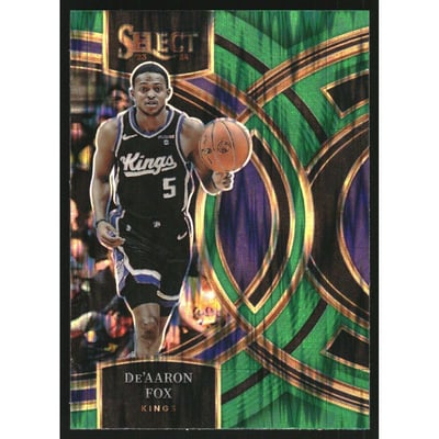 2023-24 Select Prizms Green Shock #152 De'Aaron Fox