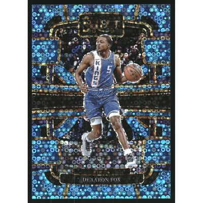 2023-24 Select Prizms Light Blue Disco #49 De'Aaron Fox