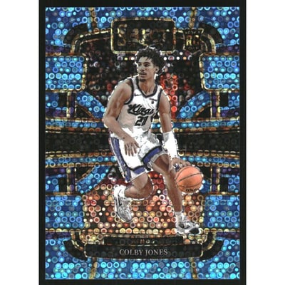 2023-24 Select Prizms Light Blue Disco #83 Colby Jones