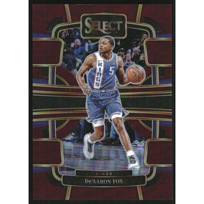 2023-24 Select Prizms Maroon #49 De'Aaron Fox