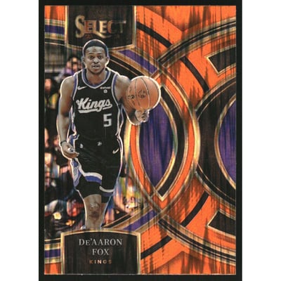 2023-24 Select Prizms Orange Flash #152 De'Aaron Fox