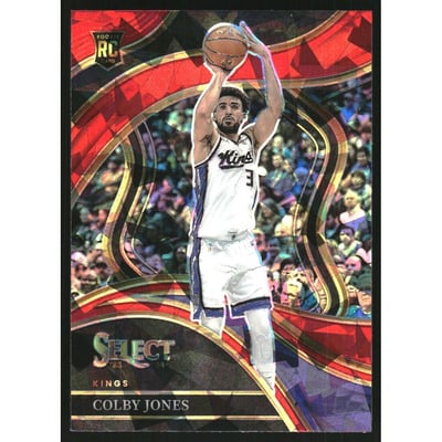 2023-24 Select Prizms Red Cracked Ice #279 Colby Jones