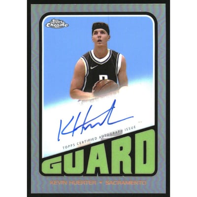 2023-24 Topps Chrome '72 Topps Autographs Refractors #TAKH Kevin Huerter