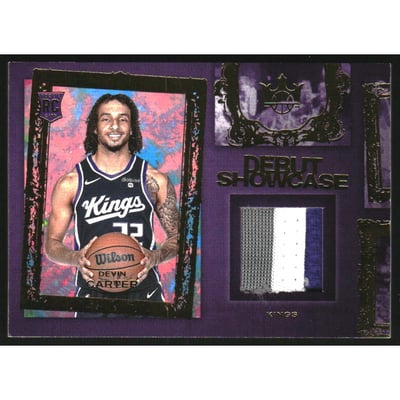 2024-25 Court Kings Debut Showcase Memorabilia #12 Devin Carter