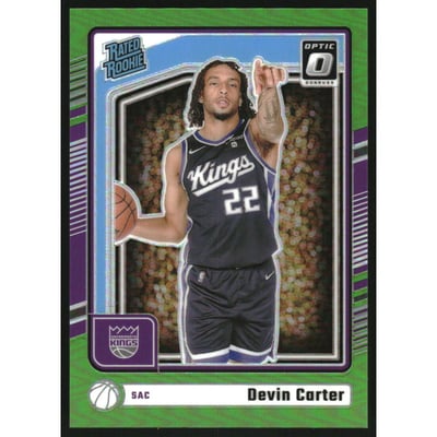 2024-25 Donruss Optic Lime Green #290 Devin Carter RR
