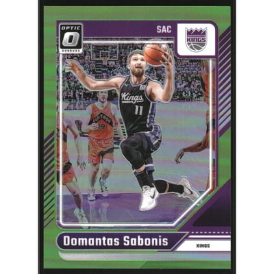 2024-25 Donruss Optic Lime Green #64 Domantas Sabonis