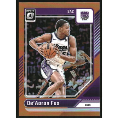 2024-25 Donruss Optic Orange #219 De'Aaron Fox