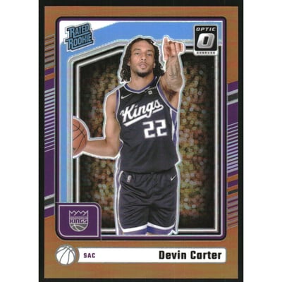 2024-25 Donruss Optic Orange #290 Devin Carter RR