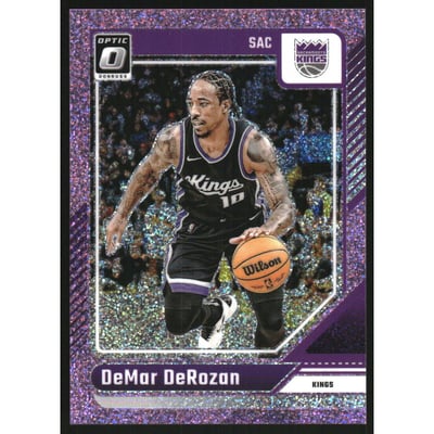 2024-25 Donruss Optic Pink Glitter #218 DeMar DeRozan