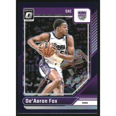 2024-25 Donruss Optic Purple #219 De'Aaron Fox