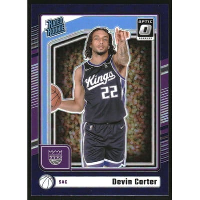 2024-25 Donruss Optic Purple #290 Devin Carter RR