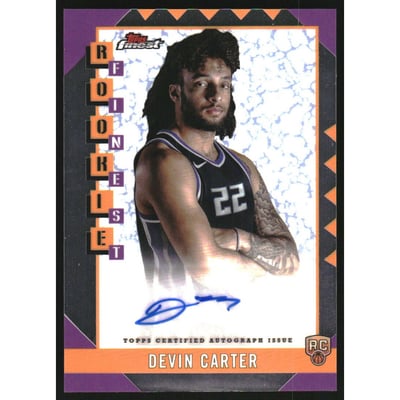 2024-25 Finest Rookie Autographs #RFADC Devin Carter