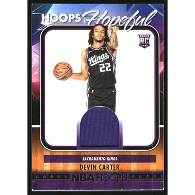 2024-25 Hoops Hoops Hopeful Memorabilia #4 Devin Carter