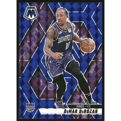 2024-25 Panini Mosaic Mosaic Blue #111 DeMar DeRozan