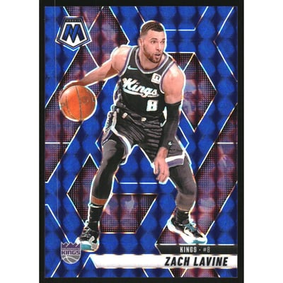 2024-25 Panini Mosaic Mosaic Blue #44 Zach LaVine