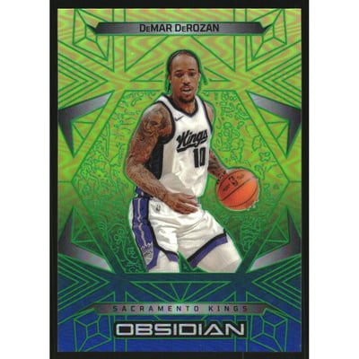 2024-25 Panini Obsidian Electric Etch Caldera #112 DeMar DeRozan
