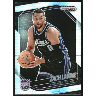2024-25 Panini Prizm Black Prizms Hyper #53 Zach LaVine