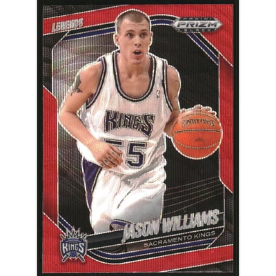 2024-25 Panini Prizm Black Prizms Ruby Wave #294 Jason Williams LGD