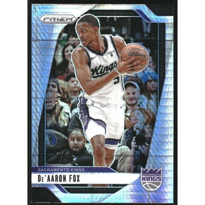 2024-25 Panini Prizm Prizms Hyper #58 De'Aaron Fox