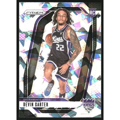 2024-25 Panini Prizm Prizms Ice #231 Devin Carter