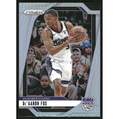 2024-25 Panini Prizm Prizms Silver #58 De'Aaron Fox