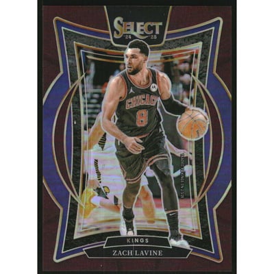 2024-25 Select Maroon Prizms #10 Zach LaVine