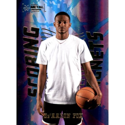2024 Metal Universe Champions Scoring Magnets #SM3 De'Aaron Fox