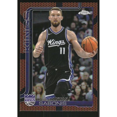 2025-26 Topps Chrome Basketball Refractors #229 Domantas Sabonis