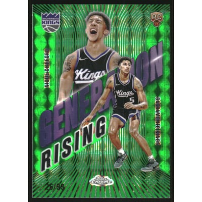 2025-26 Topps Chrome Generation Rising Green Geometric Refractors #GR16 Nique Clifford