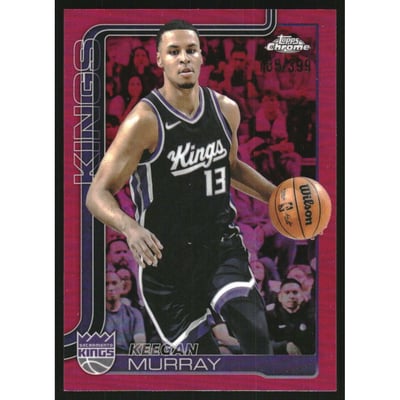 2025-26 Topps Chrome Magenta Refractors #227 Keegan Murray