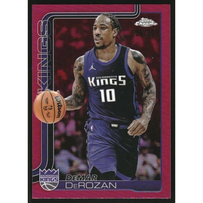 2025-26 Topps Chrome Magenta Refractors #240 DeMar DeRozan