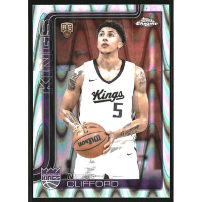2025-26 Topps Chrome RayWave Refractors #274 Nique Clifford