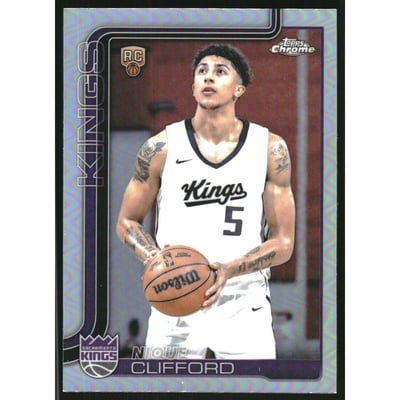 2025-26 Topps Chrome Refractors #274 Nique Clifford