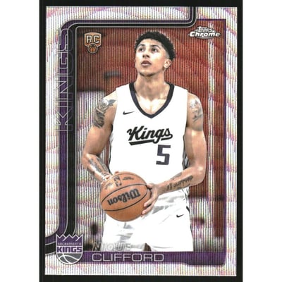 2025-26 Topps Chrome Wave Refractors #274 Nique Clifford