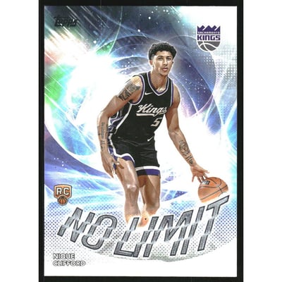 2025-26 Topps No Limit Rainbow Foilboard #NL24 Nique Clifford