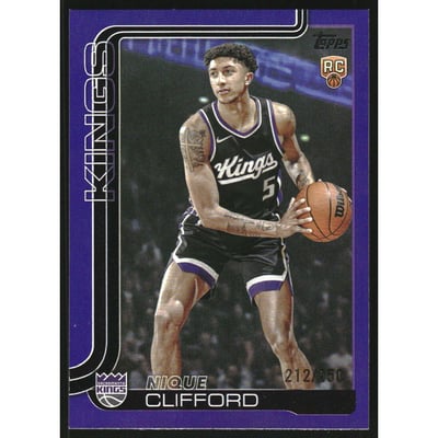 2025-26 Topps Purple Rainbow #224 Nique Clifford